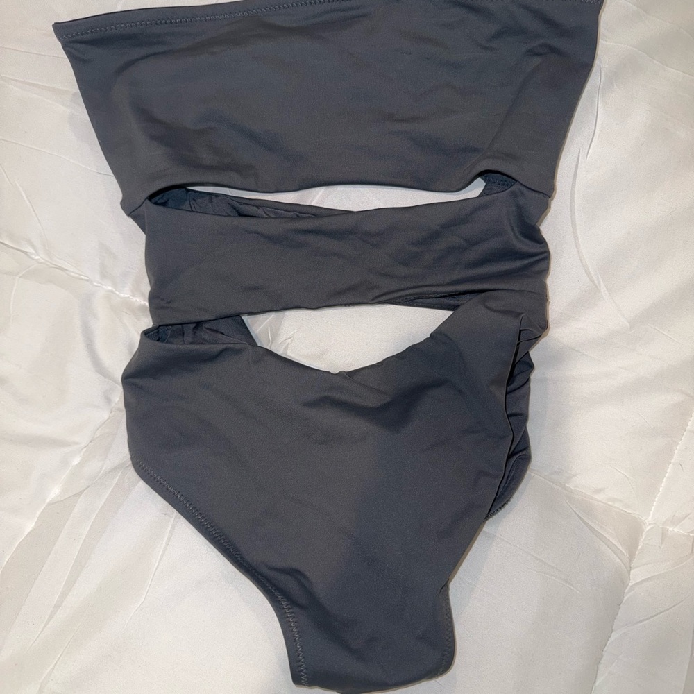 SKIMS Gray Swimwear